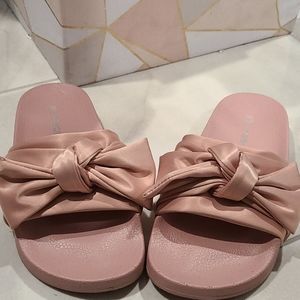 Silky Pink Slides